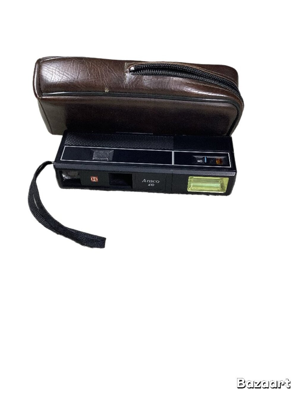 Vintage Ansco 410 Pocket Camera 110 Film Point & Shoot w/ Case (215)